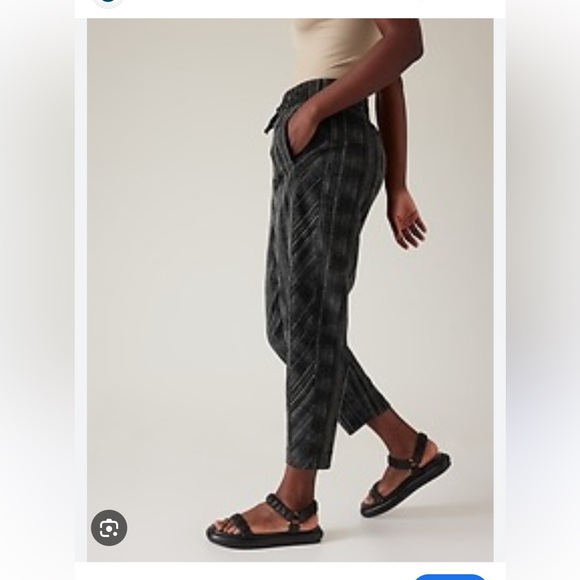 BWT Athleta Arrival Pant Black Stripe sz22 - Picture 3 of 5